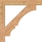 Ekena Millwork Balboa Block Smooth Bracket w/ Offset Brace, Western Red Cedar, 7 1/2"W x 48"D x 48"H BKT0806X48X48BOA05SWR - alternate 4
